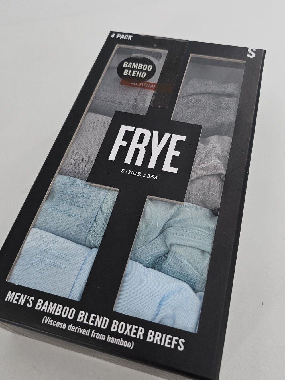 Frye Bamboo Blend Boxer Briefs 4 pack Men's Underwear